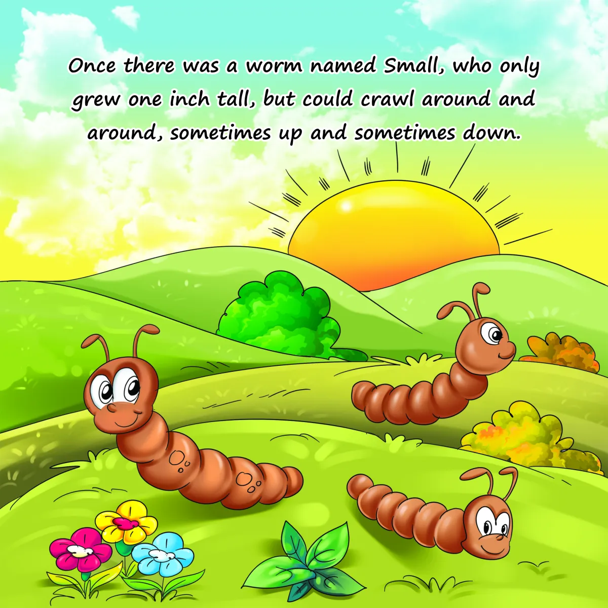 kids fiction book print layout