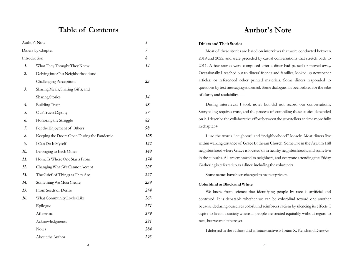 biography book interior layout