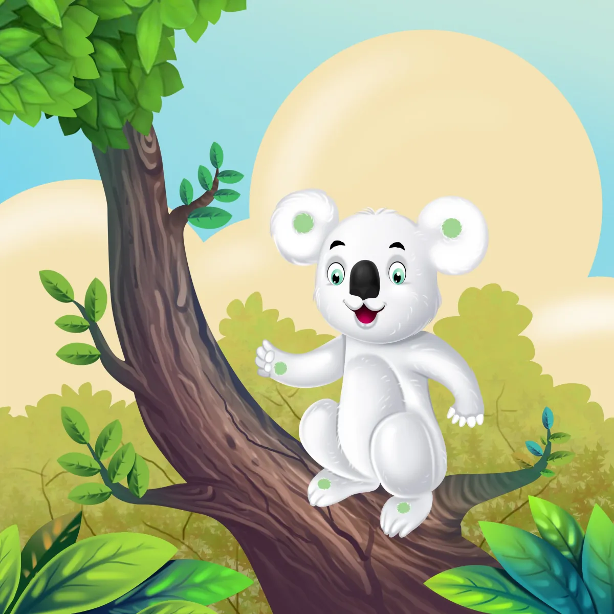 3D illustration style