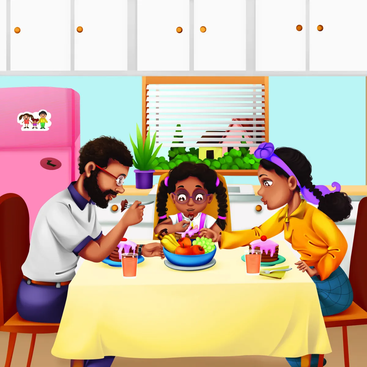 3D illustration storybook