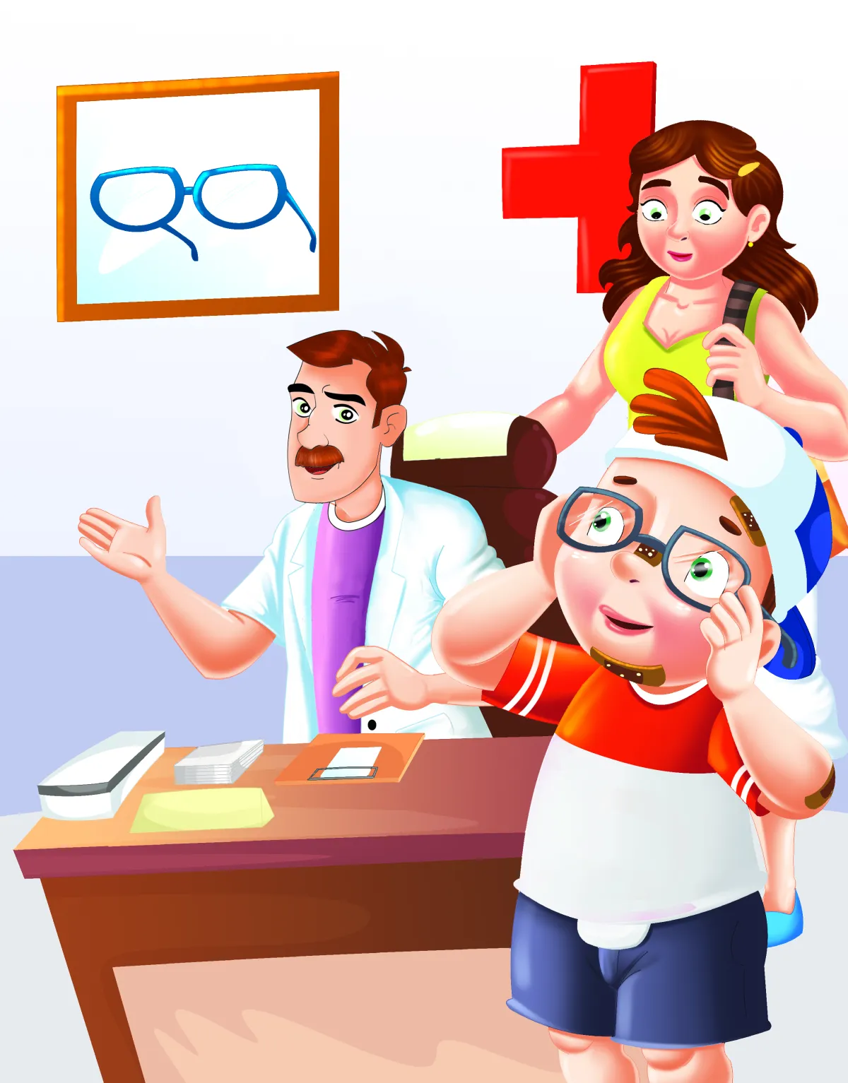 Fat Boy children book illustration