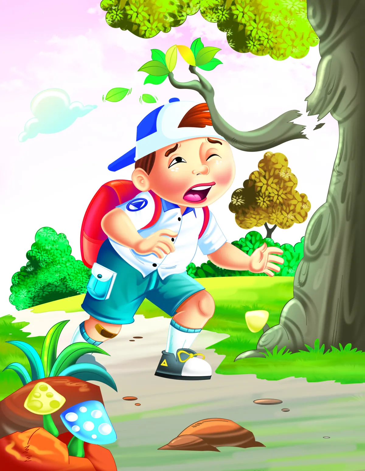 boy and tree children book