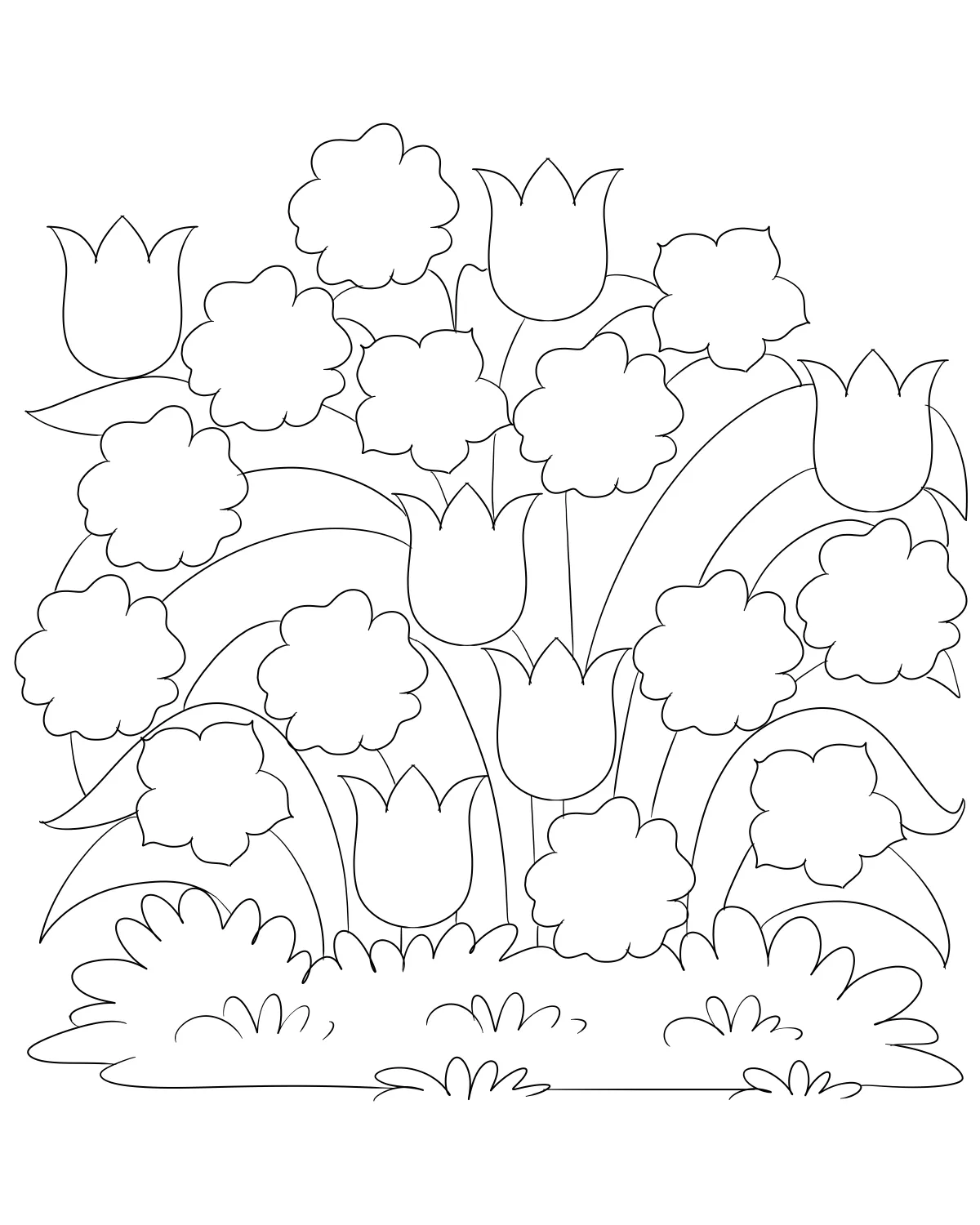 Kids coloring page line art for fun learning activity