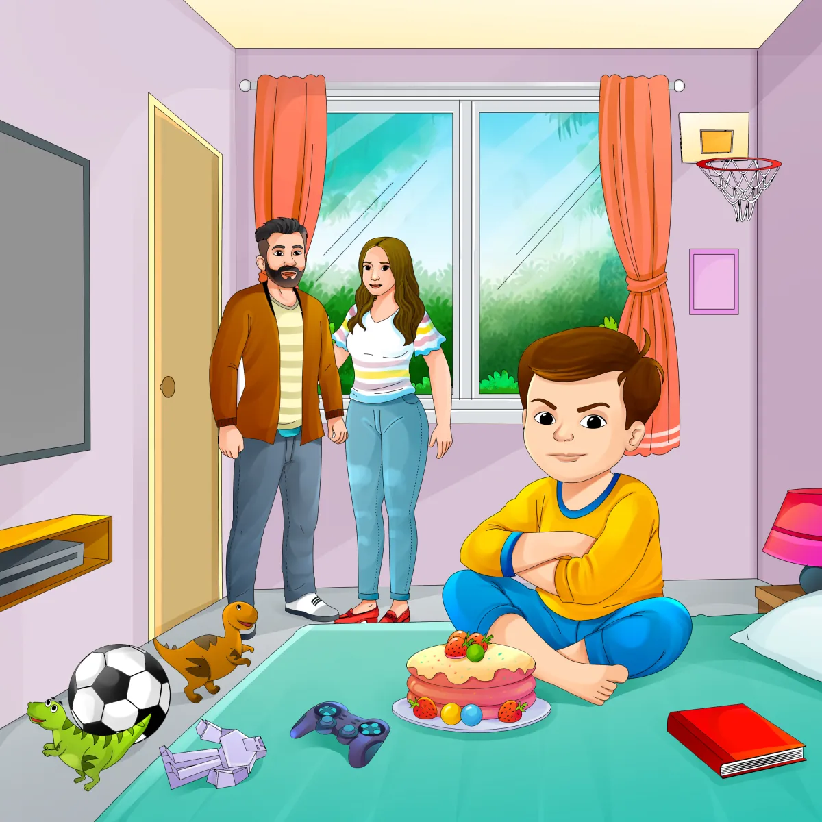 2D children's book illustration