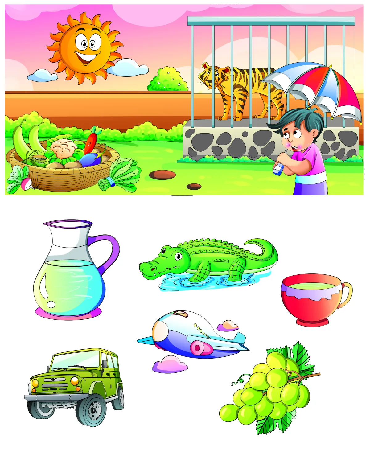 Kidillus Soft / Pastel children's book illustration sample 4