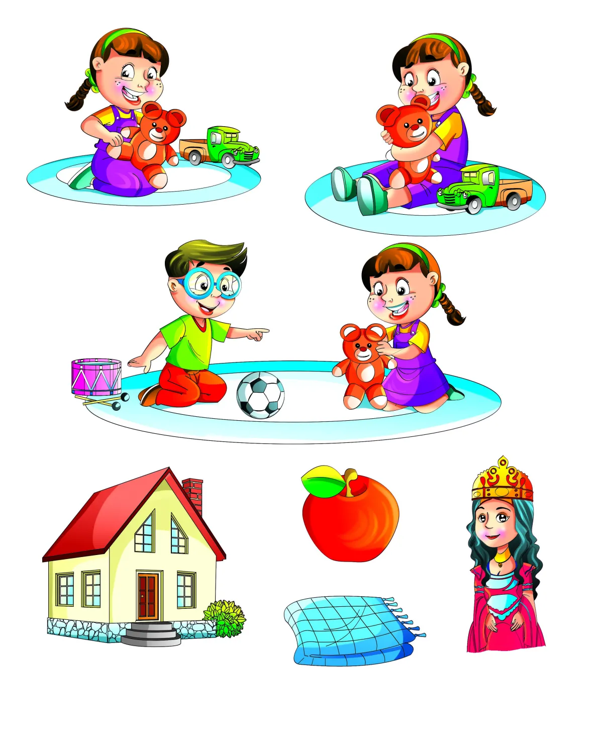 Kidillus Soft / Pastel children's book illustration sample 1