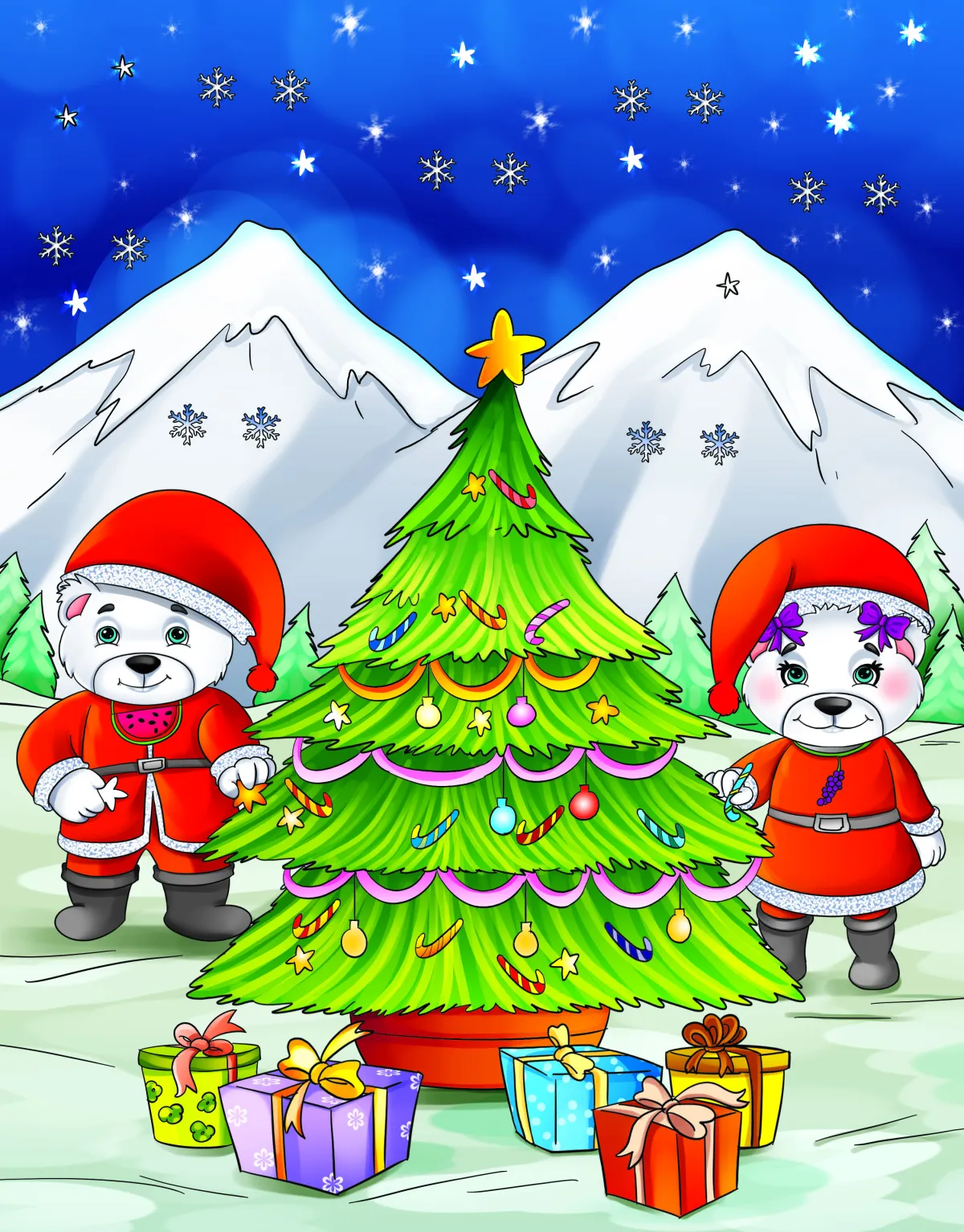 Soft book illustration