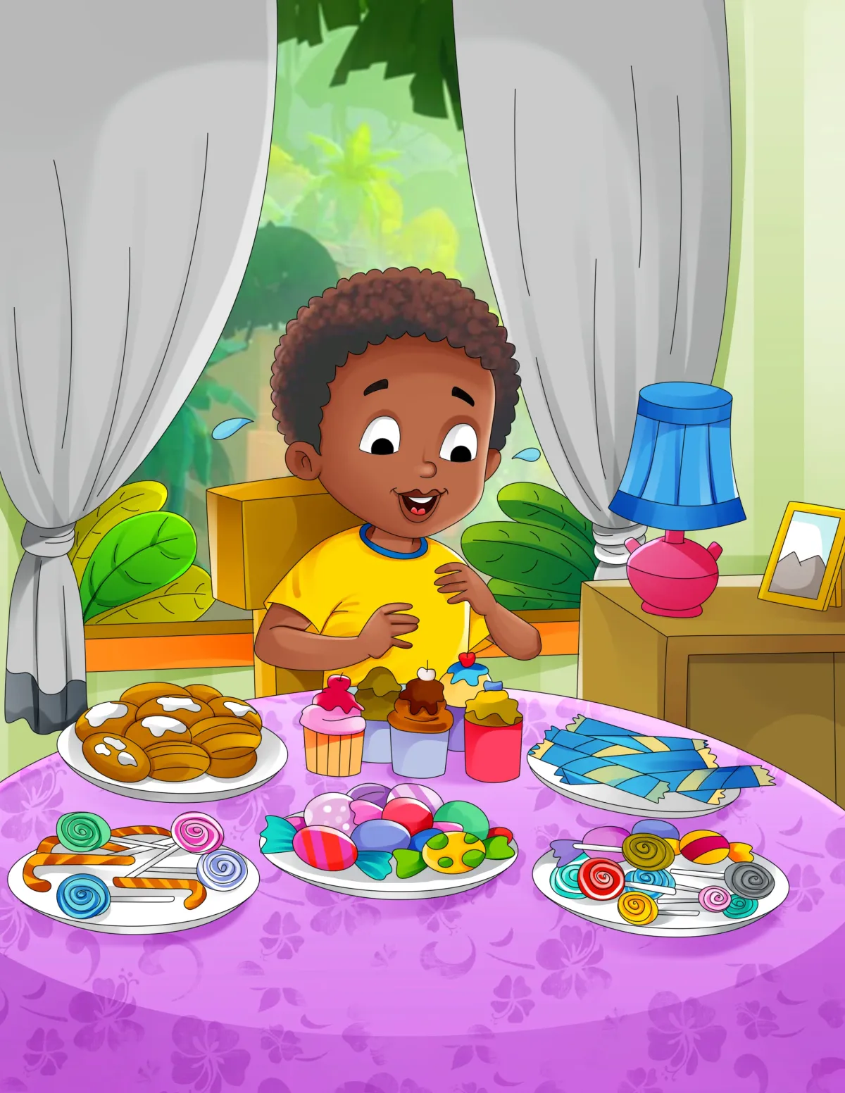 Soft illustration story