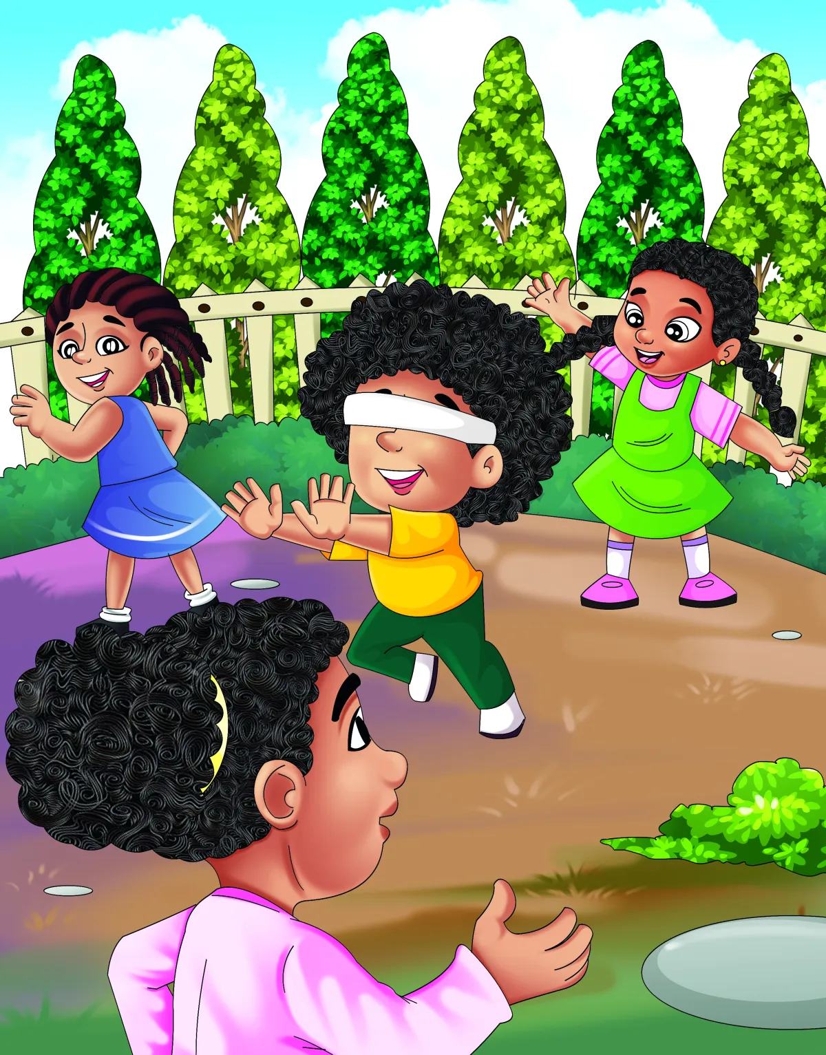 Kidillus Solid / Bold children's book illustration sample 3