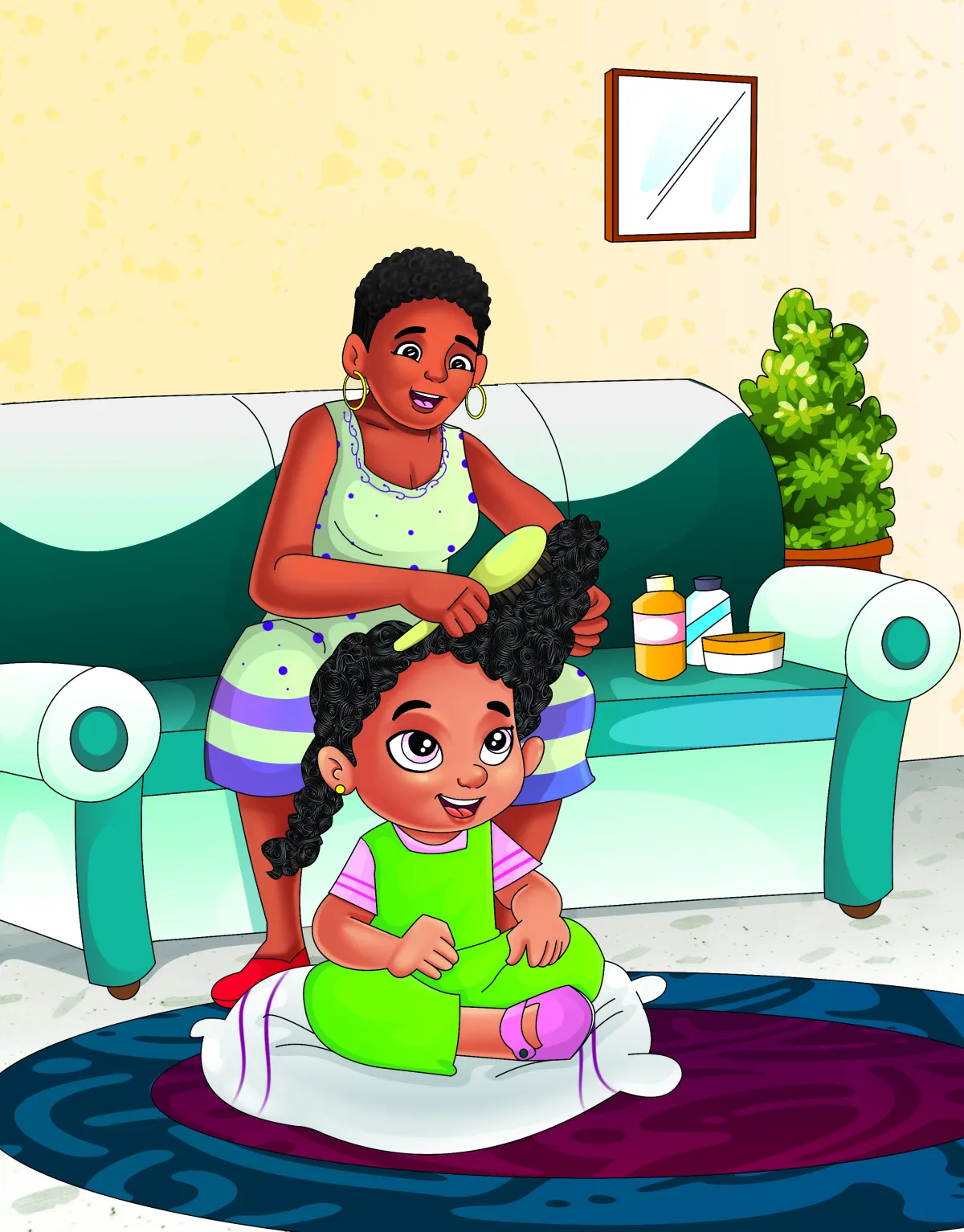 Kidillus Solid / Bold children's book illustration sample 2