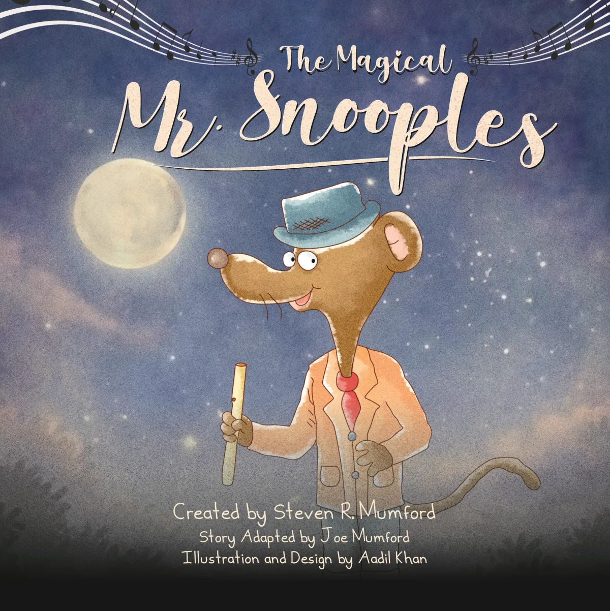 Watercolor children book illustration