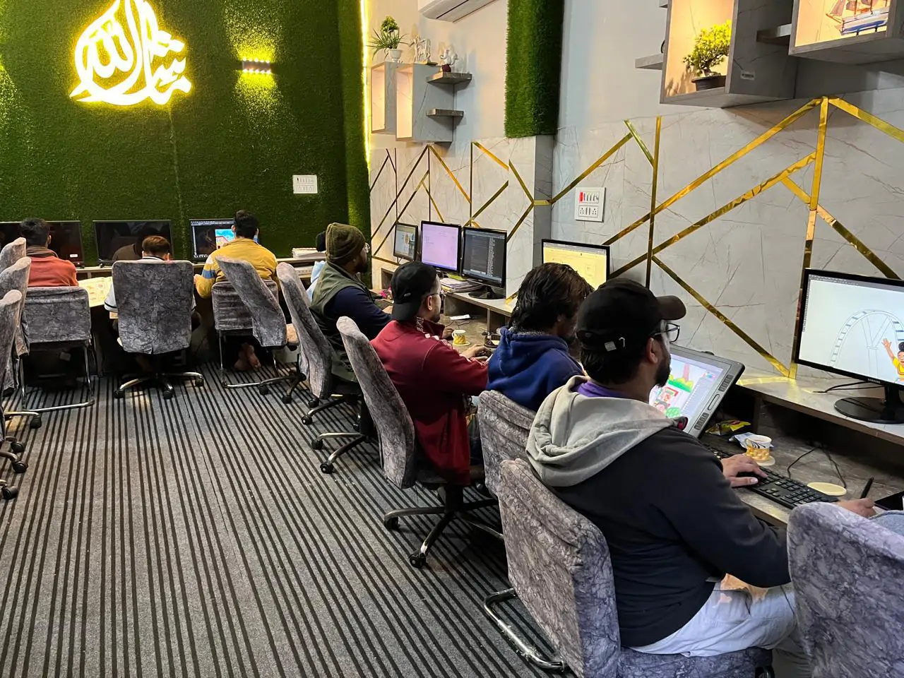 Professional illustrator workspace of Aadil Khan at Kidillus