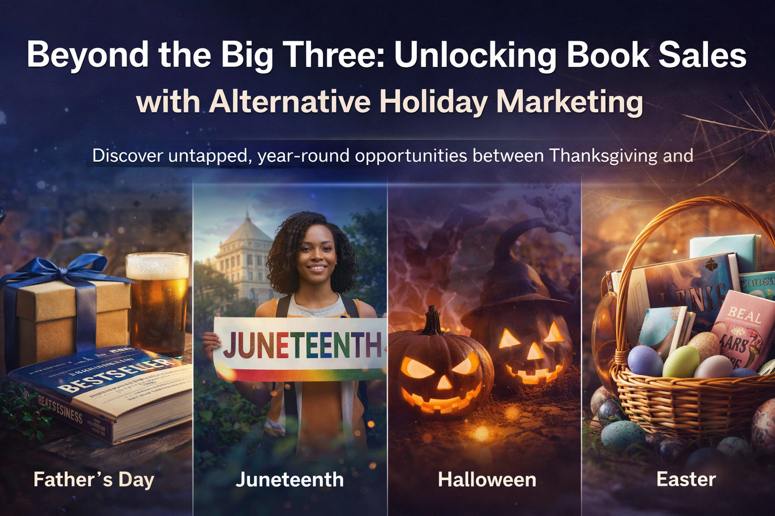 Beyond the December Rush: Unlocking Book Sales with Non-Traditional Holiday Marketing