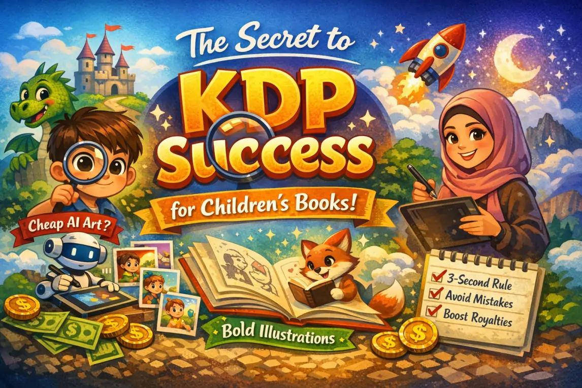 How Children’s Book Illustrations Impact Sales on Amazon KDP (Real Examples & Mistakes)