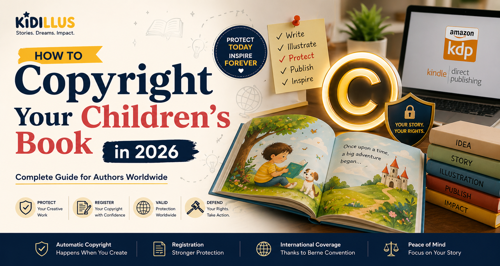 How to copyright your children's book in 2026 - complete guide for self-publishing authors