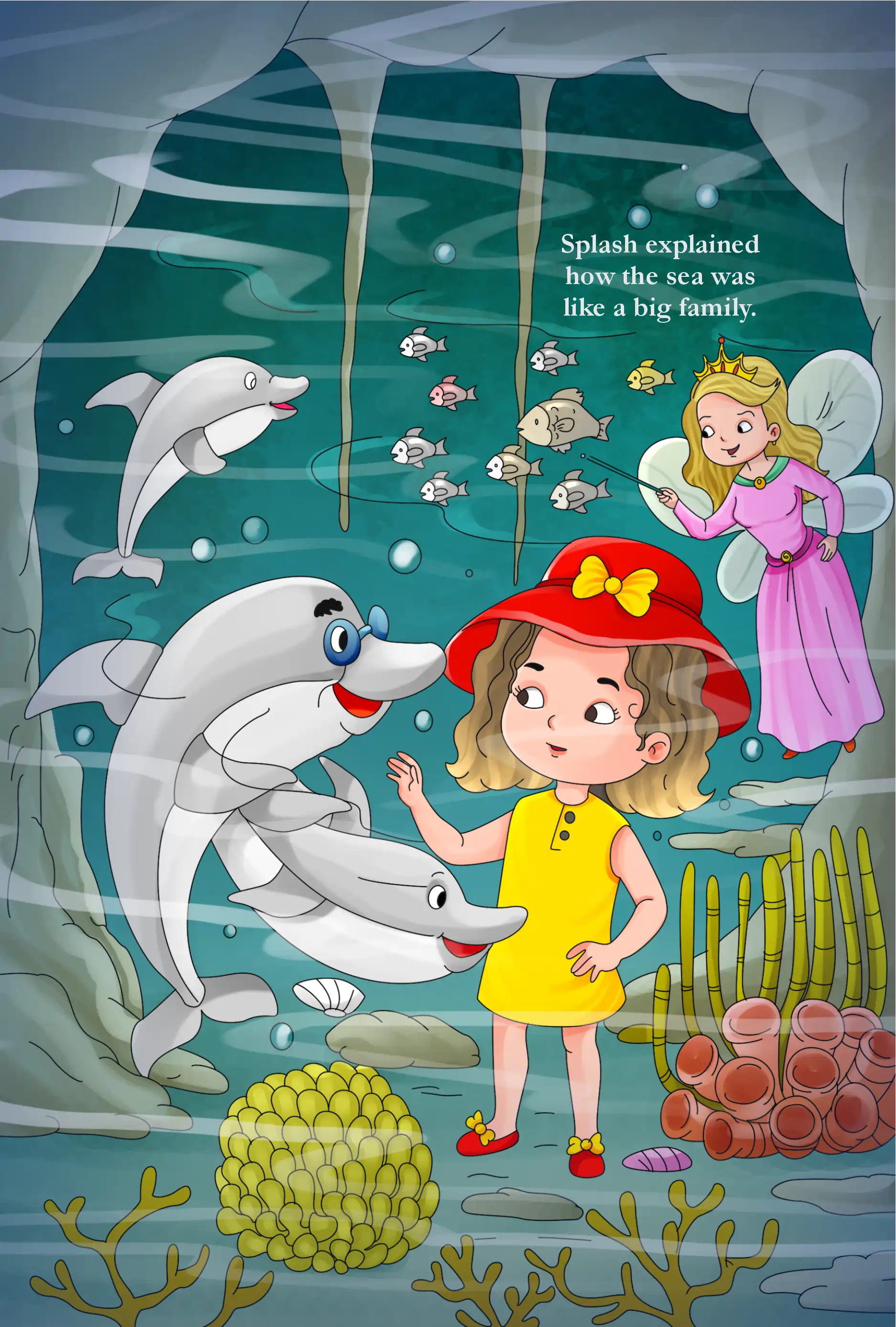 Summer's Sea Isle Adventures: The Magical Beach Cleanup — illustration spread 3