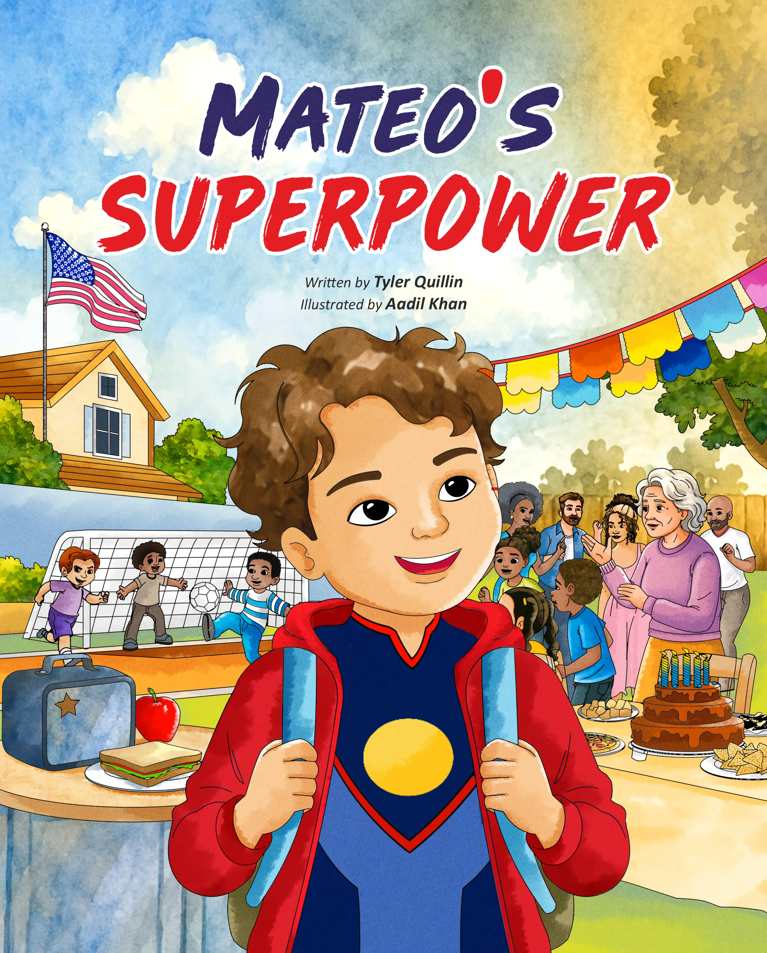 Mateo's Superpower — children's book illustration