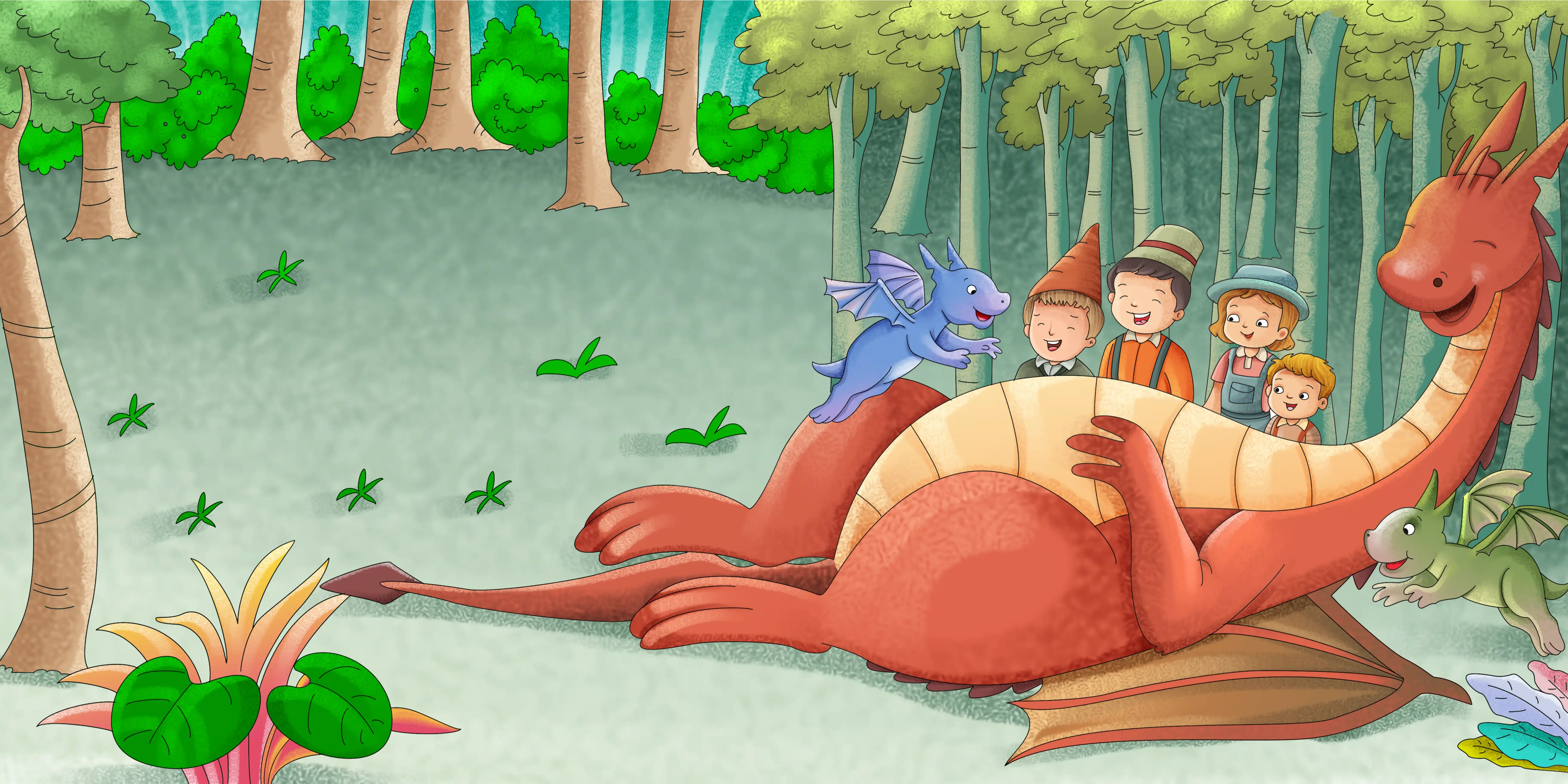 Eeny Meeny Miney & Mo in the Search for a Wizard — illustration spread 4
