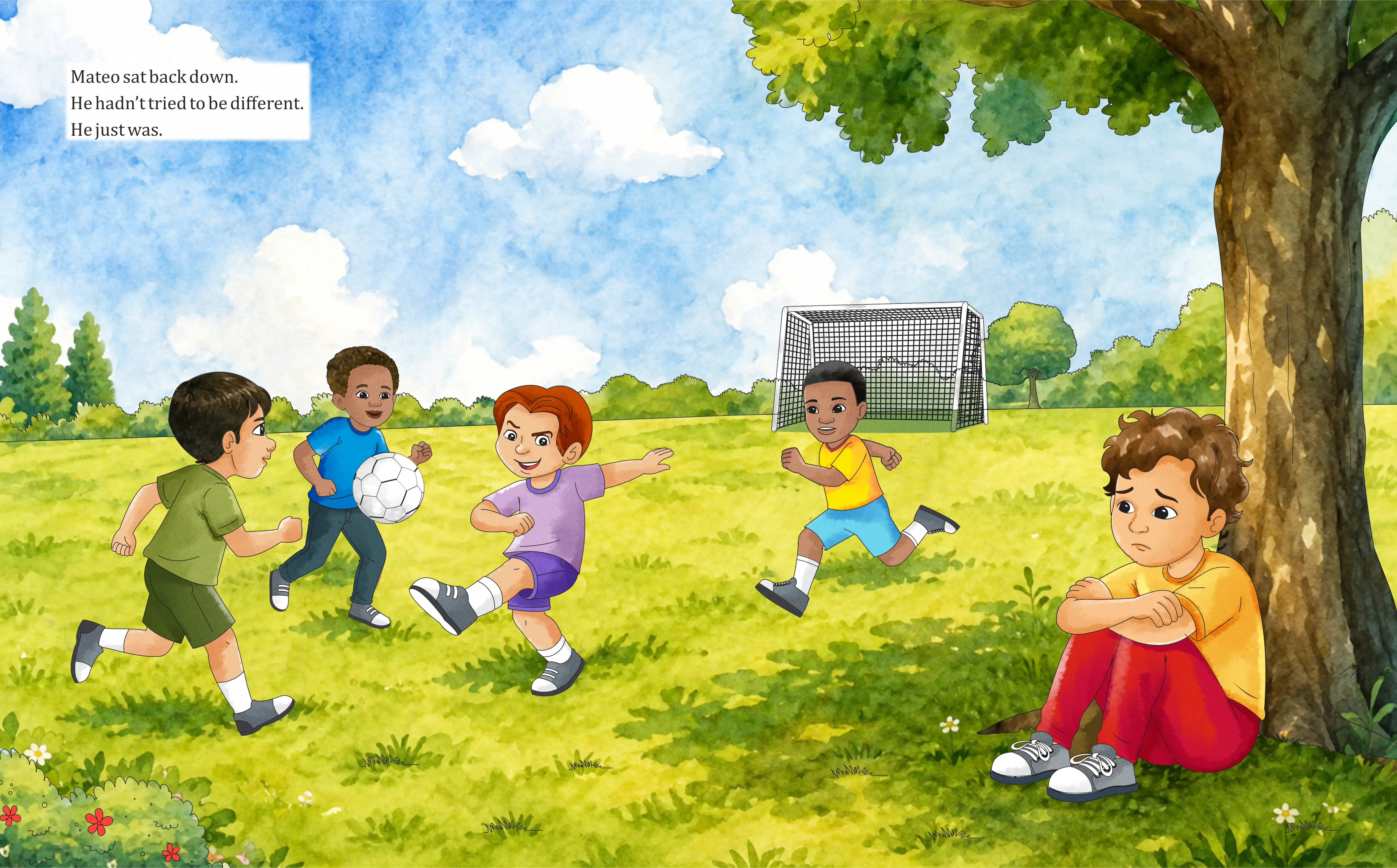 Mateo's Superpower — illustration spread 3