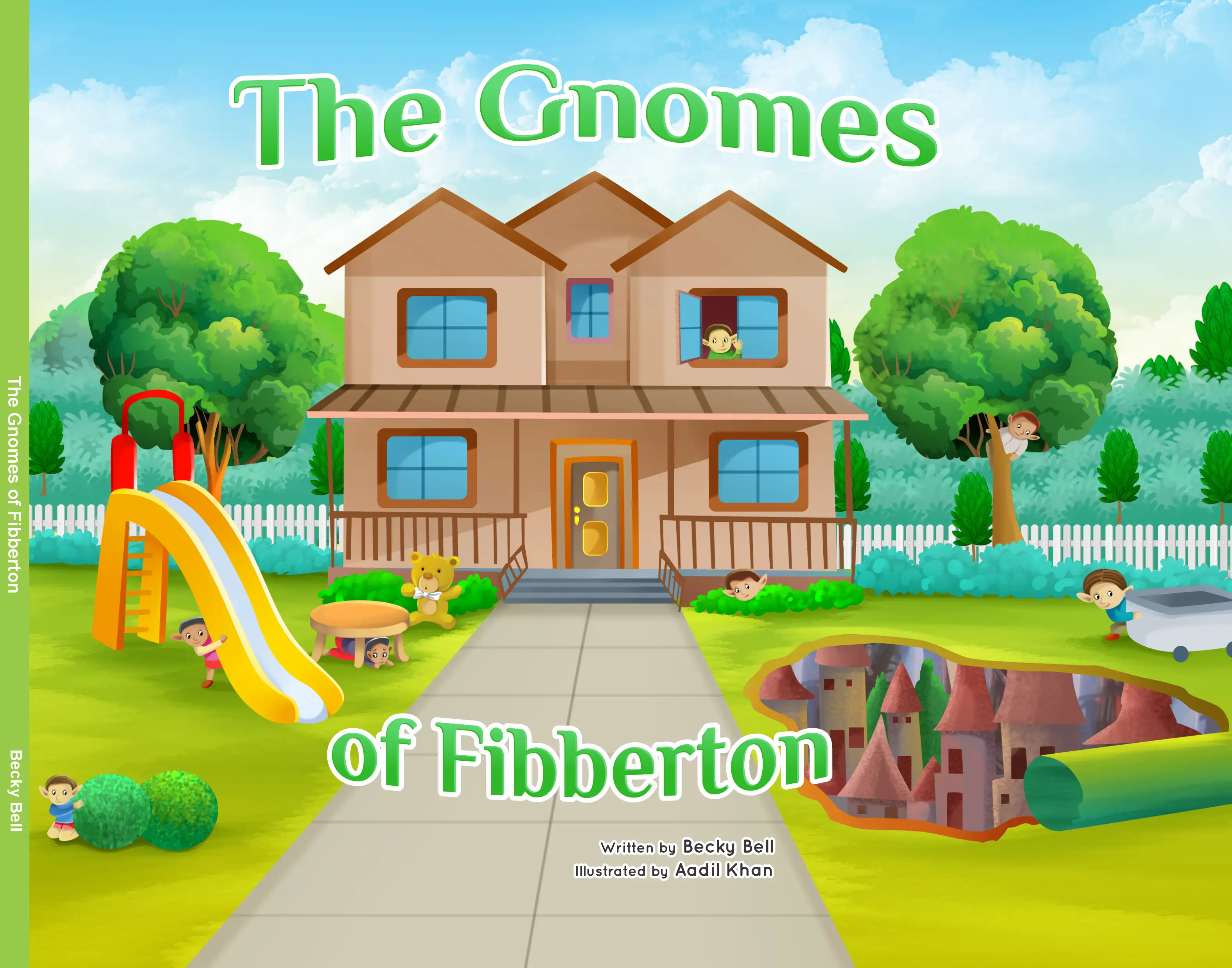 The Gnomes of Fibberton — children's book illustration