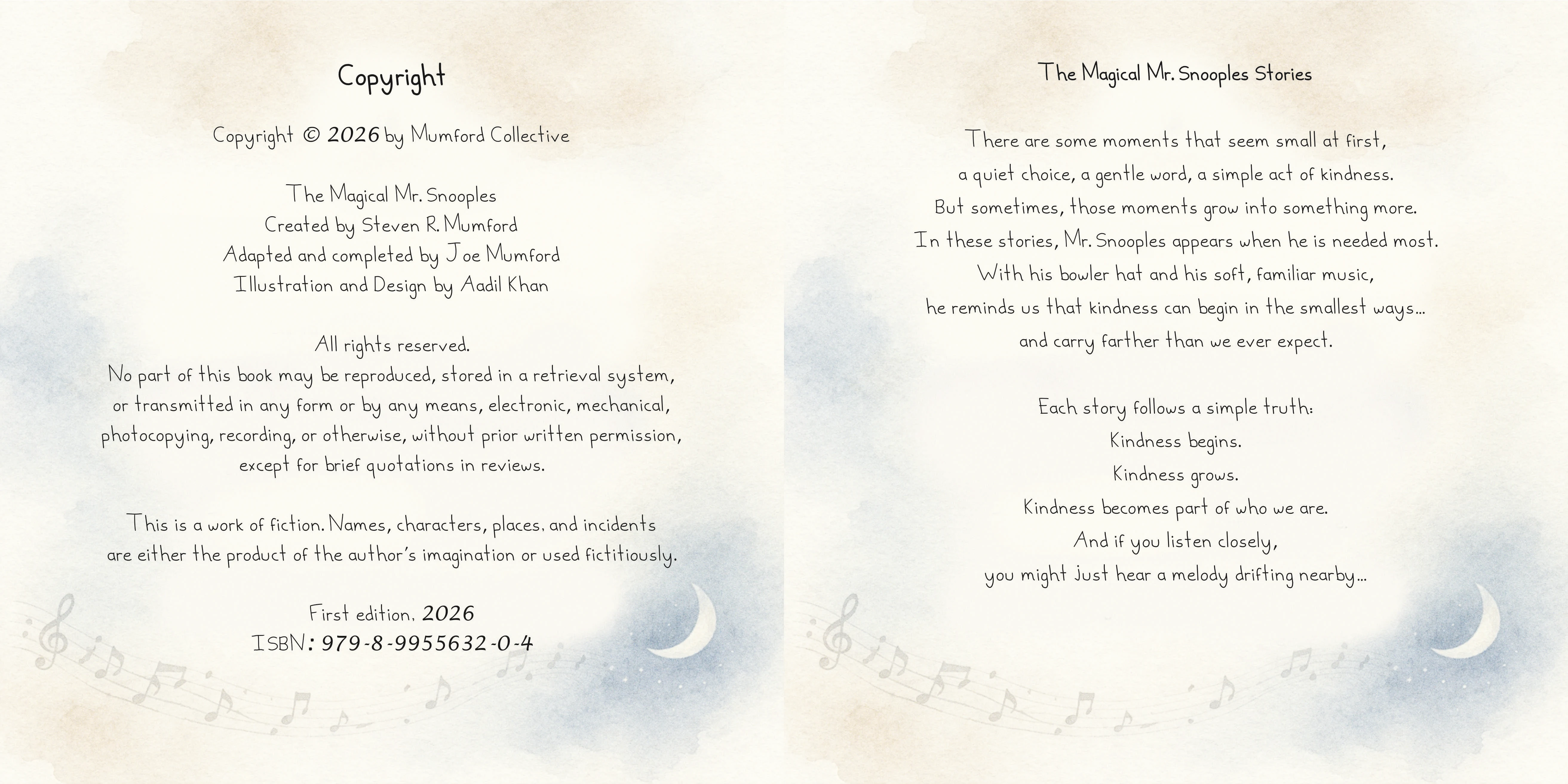 The Magical Mr. Snooples — illustration spread 1