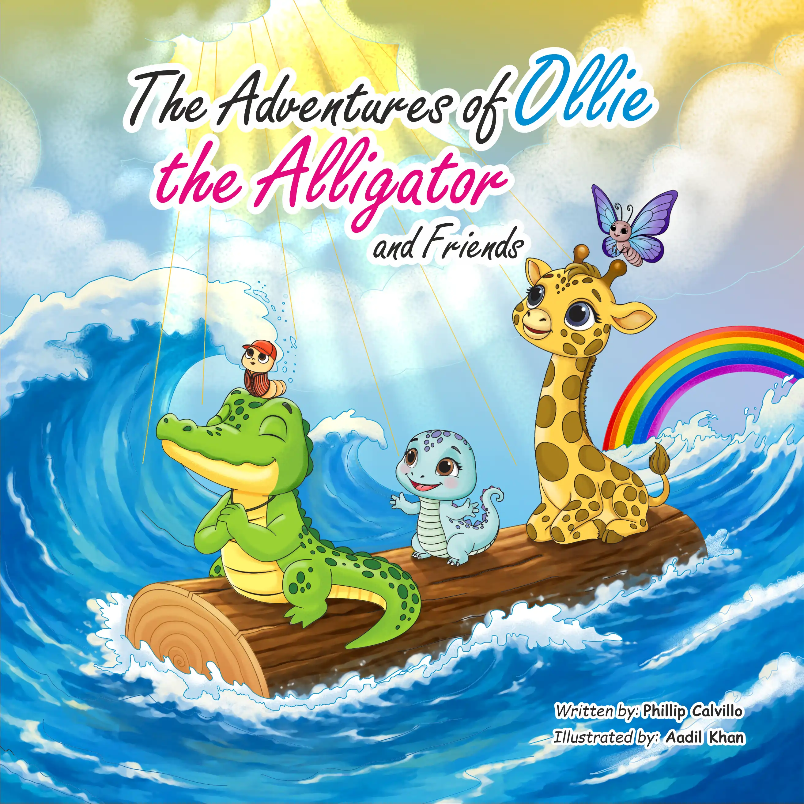 The Adventures of Ollie the Alligator and Friends — children's book illustration