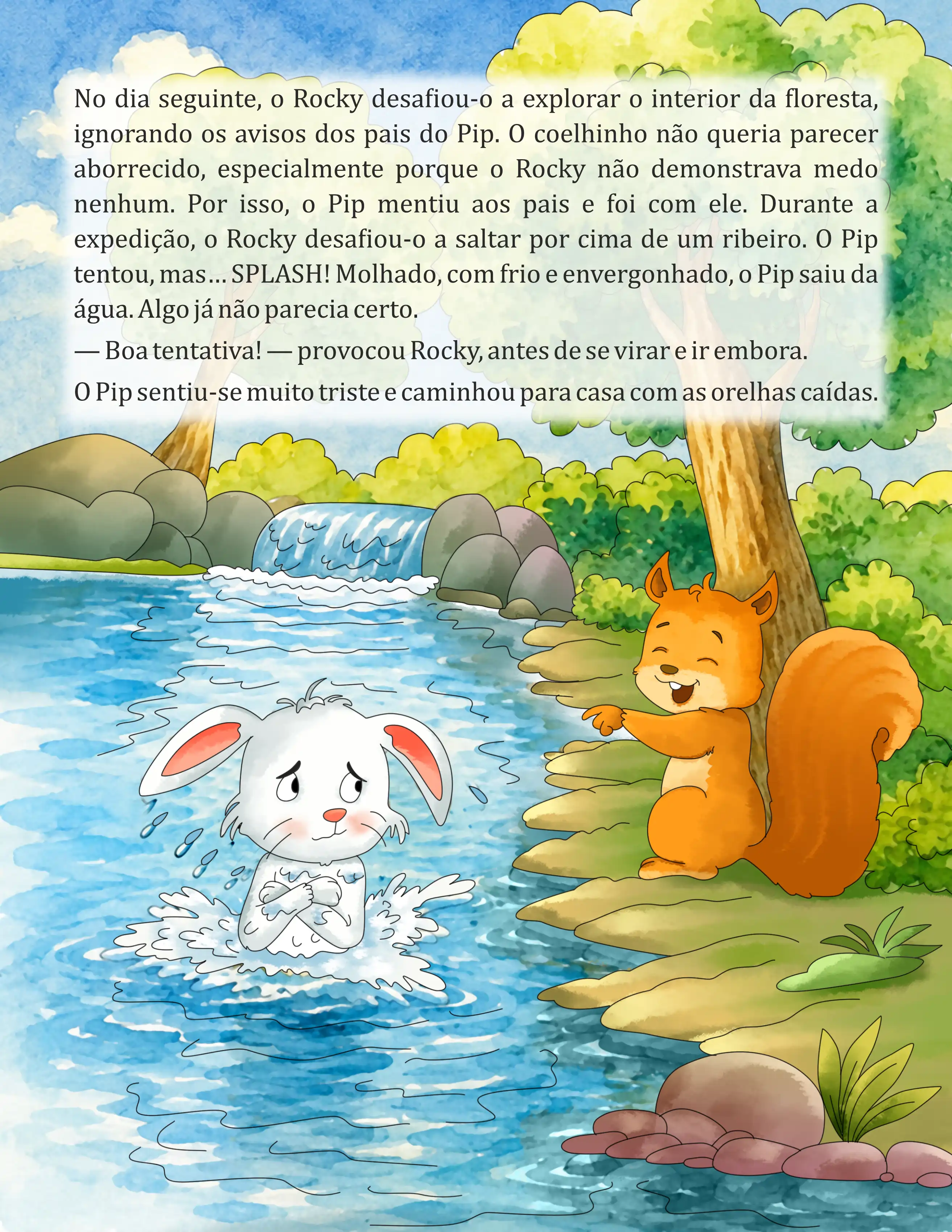 Pip e o seuCampo de Amigos — illustration spread 3