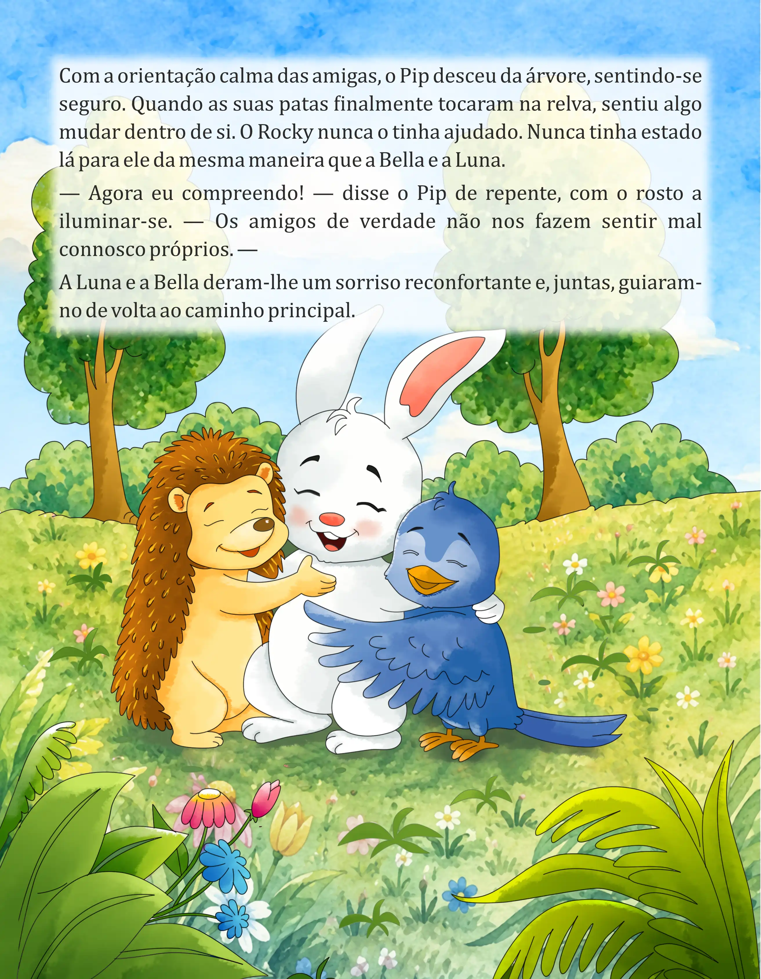 Pip e o seuCampo de Amigos — illustration spread 4